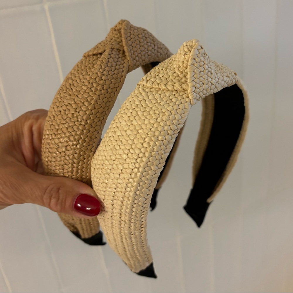 Headbands, woven. Set of 2